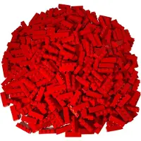 LEGO 1x4 stenen, hoge stenen, rood - 3010, nieuw! Aantal: 100x