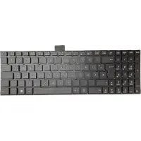 T-ProTek DE - Zwart toetsenbord zonder frame, versie 2, compatibel met Asus R556L, R556LA