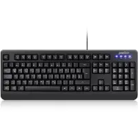 Perixx Toetsenbord, PERIBOARD-517, water- en stofbestendig toetsenbord - IP65, zwart