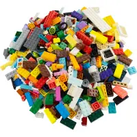 LEGO Bouwstenen, speciale stenen, mix van 400 gram, ongeveer 400 stukjes. NIEUW! Aantal: 400 stuks