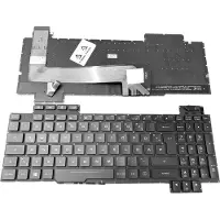 T-ProTek Duits toetsenbord met achtergrondverlichting, compatibel met ASUS ROG Strix GL503VM-ED090T