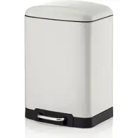 kela Vuilnisbak Davin 12 liter, wit, KL-10904