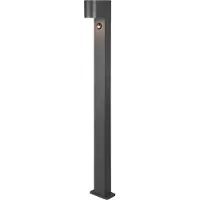 TRIO Tuinlantaarn met sensor GU10 | Roya | 100 cm | IP44 | Antraciet