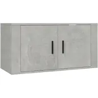 vidaXL Tv-wandmeubel 80x34,5x40 cm betongrijs