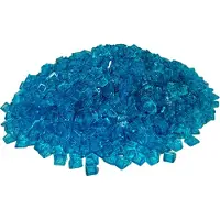 LEGO dakpannen 1x1x2/3, schuin, transparant, lichtblauw - 54200, NIEUW! Aantal: 50x