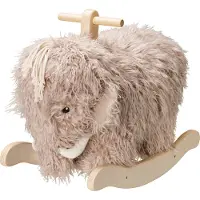 Kids Concept Neo Rocking Horse Mammoth Seesaw Beige Kinderen