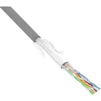 InLine 72149 Patchkabel Cat.5e, grijs, SF/UTP, AWG26 CCA, PVC, 500 meter