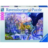 Ravensburger Puzzel 1000 stukjes - - Het kasteel van de draken - Fantastisch - Unieke kleuren