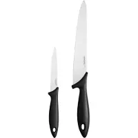 Fiskars Essential Cook Set-2 Pieces-kitchen Knife & Vegetable Knife Messenset