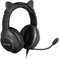 Krüger&Matz KM0659 - Krüger & Matz gaming hoofdtelefoon voor kinderen, zwart