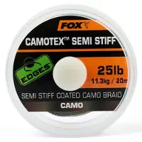 FOX Edges Camotex Semi Stiff Camo 20 m 25 lbs-11,3 kg Braid