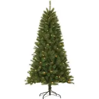 Grundig Kunstkerstboom met Verlichting - Kerstboom 215 CM - Kunstboom met LED