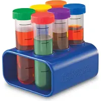 Learning Resources Primary Science Jumbo Test Tubes with stand - 3+