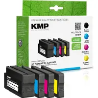 KMP Inktcartridge vervangt HP 950XL, 951XL, C2P43AE, CN045AE, CN046AE, CN047AE, CN048AE Compatibel Combipack Zwart, Cyaan, Magenta, Geel H100V 1722,4050
