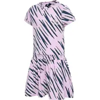 Hummel Jurk donkerblauw / bruin / pink / wit