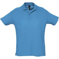Sols Heren Zomer II Pique Poloshirt met korte mouwen (Aqua)