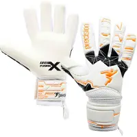 Precision Junior Fusion X Negative Replica Goalkeeper Gloves Wit 4 Kinderen