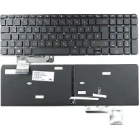 T-ProTek DE - Verlicht zwart toetsenbord, zonder frame, compatibel met HP Envy M6-K