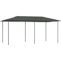The Living Store De Living Store paviljoen, afmetingen 3x6x2,6 meter, antracietkleurig, gewicht 160 g/m²
