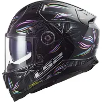 LS2 Ff811 Vector II Tropical Zwart Wit Integraalhelm Maat XS