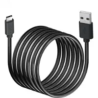 Motorola , USB naar USB-C-kabel Zwart 1m voor telefoon, officieel product, Zwart