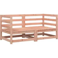 vidaXL Tuinhoekbanken 2 st 70x70x67 cm massief douglashout