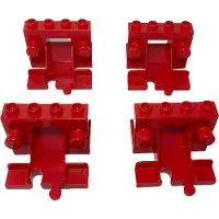 LEGO DUPLO Stootvoertreintje Rood. NIEUW! Aantal: 3 stuks