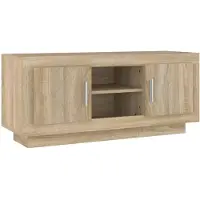 vidaXL Tv-meubel 102x35x45 cm bewerkt hout sonoma eikenkleurig