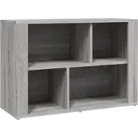 Syfax Dressoir 80x30x54 cm bewerkt hout grijs sonoma eikenkleurig