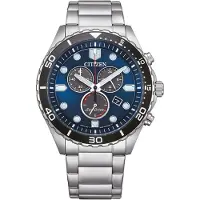 Citizen Of Sporty Aqua Heren Zilveren Horloge AT2560-84L