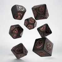 Q-workshop Dragons Modern: Obsidian Dice 7 Packs Bruin Kinderen