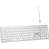 A4Tech Fstyler FBX50C, Volledige grootte (100%), Draadloos, RF draadloos + Bluetooth, Membraantoetsen, Wit