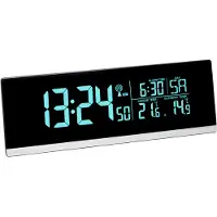TFA-Dostmann 60.2548.01 Wekker Zendergestuurd Zwart Alarmtijden: 1