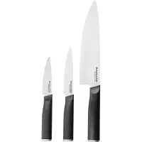 KitchenAid Classic 3-delige kookmessenset, scherp Japans 420J2-staal