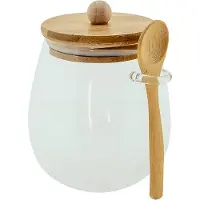 Clayre & Eef Voorraadpot 660 ml Glas Voorraadbus Transparant Voorraadbus