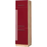 Vicco Fame-Line Koelkast ombouwkast – 60 cm Bordeauxrode hoogglans