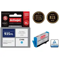 ActiveJet AH-935CRX inktpatroon voor HP-printers; vervanging voor HP 935XL C2P24AE; premium kwaliteit; 12 ml; cyaan