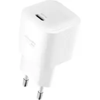 Swissten 35W UBS-C Travel Charger With USB-C To USB-C Cable - 1.2m - 22070220 - White