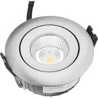 The Light Group Qi Allround Gyro aluminium 10W, 36°, DimToWarm, CRI > 95, IP44, inclusief driver