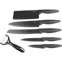 Barlife Messerset, 6-delig, zwart