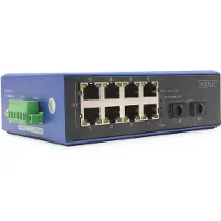 Digitus DN-651151 netwerk-switch Unmanaged Gigabit Ethernet (10/100/1000) Power over Ethernet (PoE) Zwart, Blauw