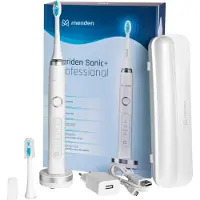 Meriden Elektrische tandenborstel, ultrasone tandenborstel, SONIC + PROFESSIONAL WHITE, set met etui + 2 reserveborstels