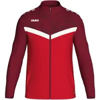 Jako Sportjas rood / bordeaux / wit