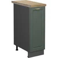 Vicco Fame-Line Apotheekkast – 30 cm, WB Eik Groen-Goud Landhuis