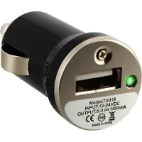 Avizar , universele autolader voor de sigarettenaansteker (1A USB-uitgang), zwart