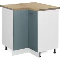 Vicco R-Line Hoekkast – 75.6 cm, WB Eik Blauw-grijs