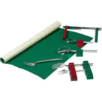 Buchholz Gebr. beschermdoek om het aanlopen van zilveren voorwerpen te voorkomen, 50 x 60 cm, groen