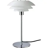 Dyberg Larsen Tafellamp DL31, wit / opaal, Woon-/ Eetkamer, Glas, Scandinavisch, Tafellamp