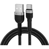 Wozinsky 5907769308727, 2 meter, USB-C, USB-A, USB 2.0, zwart