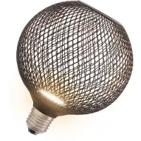 Ledvance LED lamp E27 | Globe G125 | Zwart | Decor Flat | 2700K | 3.5W (28W)